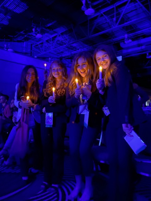 2022 Torch Ambassador Award recipients (l-r) Audrey Hershelman, Rylie Cathcart, Regan Best and Bridgett Cole received the highest award bestowed upon any member for his/her commitment to community service. SUBMITTED PHOTO